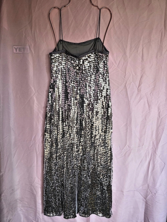Saintart Dresses & Skirts - Saintart Saint Art Sequin Dress Silver Size Small NWT